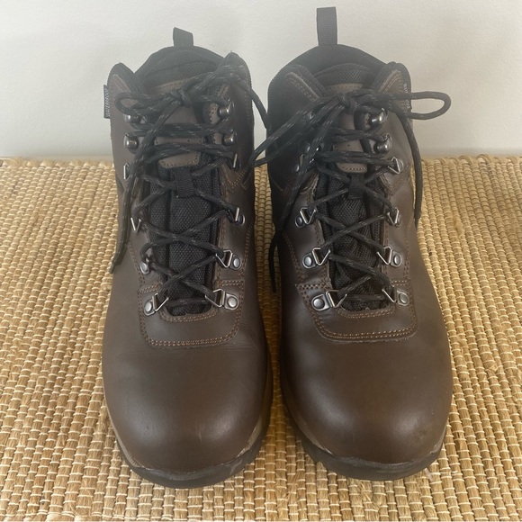 Men’s Eddie Bauer Everett Leather Waterproof Hiking Boots in Brown Size 13 - Picture 2 of 12
